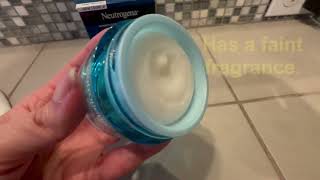 Neutrogena Hydro Boost Night Cream REVIEW [upl. by Robbert]