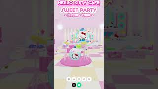 SWEET PARTY FLOOR roblox hellokittycafe sweet party mymelody hellokittycafe decorationideas [upl. by Drud]