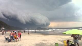 Tempestade Guaratuba  Paraná [upl. by Mullane]