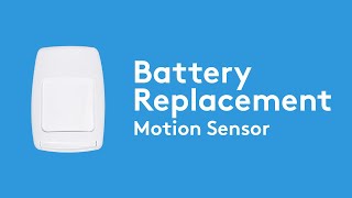 How to Change the Battery in your Motion Sensor  ADT [upl. by Nivrac835]