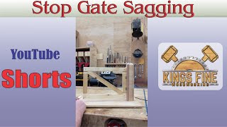 Build a gate the Right Way shorts [upl. by Adolpho]