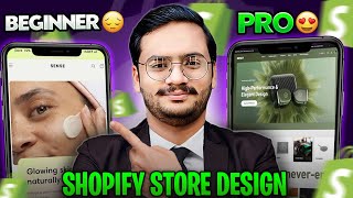 Shopify Website Design Tutorial 2024  Step by Step  Dropshipping amp Ecommerce [upl. by Acirat137]