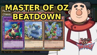 Yugioh GX Tag Force 1  Chumley  Master of Oz Beatdown Deck [upl. by Dranreb702]