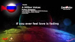 Polina Gagarina  A million Voices Russia Eurovision Song Contest 2015 [upl. by Janith]