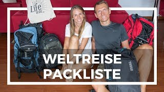 Weltreise Packliste • Update amp Tipps nach 25 Jahren Weltreise [upl. by Rawley]