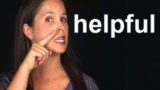 How to Pronounce HELPFUL  American English  Word of the Week [upl. by Eilata645]