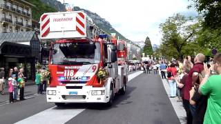 Code 3800  1 Intern Feuerwehrfest Interlaken  Festumzug Feuerwehr Möhlin amp Gemeinde Steffisburg [upl. by Jeffie]