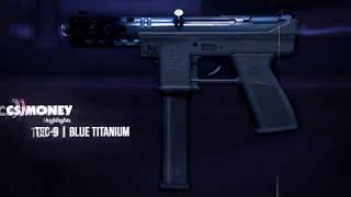 CSGO  Tec9  Blue Titanium [upl. by Hebe]