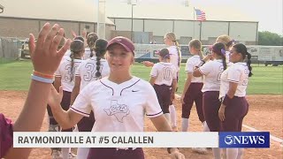 BiDistrict Softball Calallen advances TM wins opener and SGA sweeps Odem [upl. by Zinah]