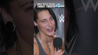 WWE Rhea Ripley Reads Thirst Tweets shorts [upl. by Itraa641]