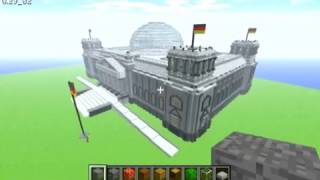 The Reichstag in Minecraft [upl. by Lladnyk665]