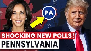 Pennsylvania Poll Results Donald Trump vs Kamala Harris 2024 US Election [upl. by Innor842]