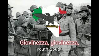 quotGiovinezzaquot  National Anthem of Italian Social Republic 19431945 [upl. by Lea]