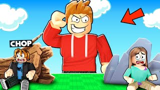 ROBLOX CHOP AND FROSTY HIDE AND SEEK BEHIND LOGS AND STONES [upl. by Kinsley]