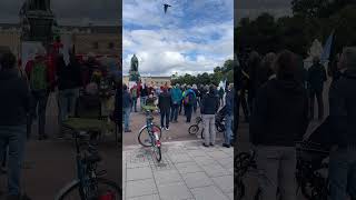 KARLSRUHE STEHT AUF Friedenskundgebung Friedensdemo 28092024 [upl. by Cerellia458]