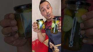 PEPINOS ENCURTIDOS 🥒 O PICKLES comohacerlo recetas receta food riquisimo cocina [upl. by Wearing]