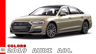 2019 Audi A8L Colors [upl. by Ayamahs]