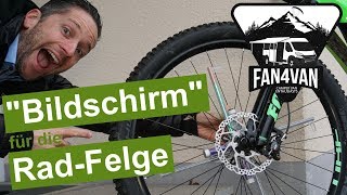 Fahrrad Speichen mit LED  Geniales Gadget Mehr Beleuchtung und Sicherheit [upl. by Trudnak]