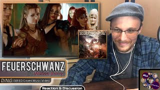 Reaction toFEUERSCHWANZ DING ft Melissa Bonny SEEED Cover Music Video With Lyrics [upl. by Ibrahim]