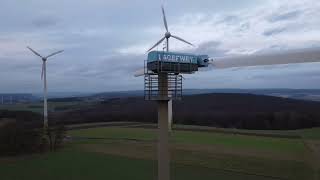 Lagerwey Lw 27250 Windkraftanlage aus der Luft  DJI Mini 2 shorts [upl. by Gorman]