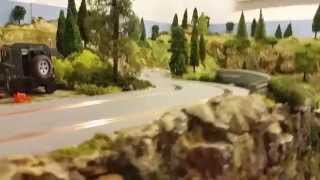 Rally slot car scalextric track layout [upl. by Eli]