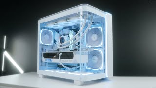 Excellent whitewashed PC build  Montech King 95 Pro Gaming ASMR PC Build  RTX 4080 super 14700kf [upl. by Wolf847]