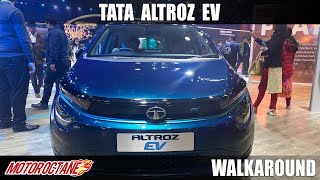 Tata Altroz EV  Under Rs 10 lakhs  Auto Expo 2020  Hindi  Motoroctane [upl. by Audi]