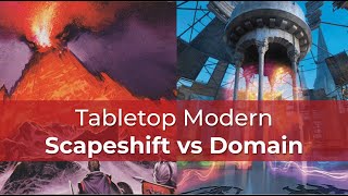 Scapeshift vs Domain Zoo  MKM Modern  MTG [upl. by Isayg]