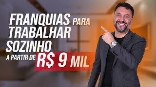 5 FRANQUIAS BARATAS PERFEITAS PARA TRABALHAR SOZINHO E FATURAR [upl. by Ecneitap]