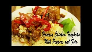 Harissa Chicken Couscous with peppers and Feta [upl. by Aidni]