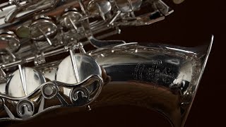 Rare Saxophones The Couesnon Monopole Low A Alto [upl. by Olnee]