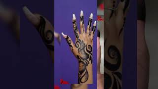 Top 77 Best Sudani Black Henna Designs  Black Mehandi for Hands 2023  Somali Henna Pt 3 [upl. by Dwan]