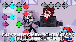 Ruv Harder  Friday Night Funkin Mod VS Sarventes MidFight Masses FULL WEEK UPDATE HARD [upl. by Dominic]