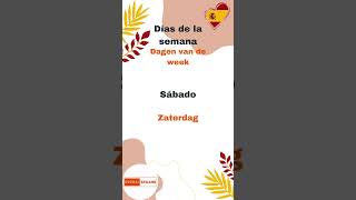 Zaterdag en Español Overalspaans [upl. by Ingmar970]