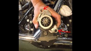 2007 Harley Davidson Road King Starter Replacement and some diagnosing tips [upl. by Krenek795]