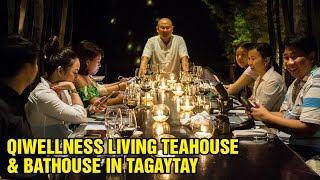 Qiwellness Living Teahouse and Bathhouse Tagaytay City [upl. by Ronni]