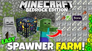 AUTOMATIC WOOL FARM  Minecraft Tutorial  Java amp Bedrock 121 [upl. by Eissej]