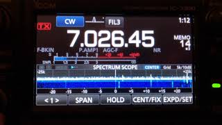 IC7300 vs FT891 CW Receive [upl. by Stan]