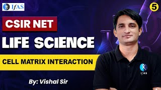 Cell Signalling Cell Matrix Interaction   Target CSIR NET Life Science Dec 2023  IFAS [upl. by Arleen]