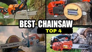 Best Rated Chainsaws  Top 4 Chainsaws On Amazon [upl. by Ennaharas]