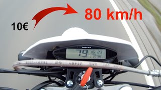 Moped Tuning 50ccm  80 kmh  10€ Ritzel Tuning Anleitung  SCHNELL [upl. by Dynah764]