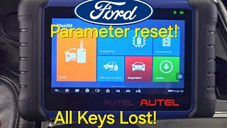 Ford PCM Parameter reset AUTEL IM508 [upl. by Nibor296]