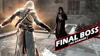 Altair Defeats His Treacherous Master Al Mualim  Assassins Creed [upl. by Aksehcnarf570]