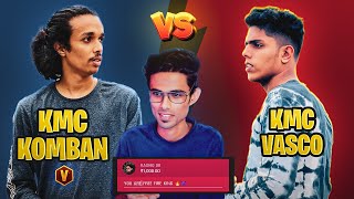 ₹1000 SUPERCHAT CHALLENGE 🤑 KMC KOMBAN VS KMC VASCO 🔥 RASHIQ DB [upl. by Tacklind]