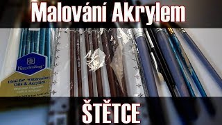 Štětce pro malování akrylem [upl. by Jocelyne812]