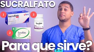 SUCRALFATO PARA QUE SIRVE  3 COSAS  MEDICAMENTOS [upl. by Heidi]