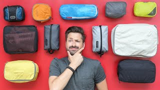 9 Packing Cubes for One Bag Carryon Travel  Eagle Creek Peak Design Gonex and more [upl. by Ennovahc]