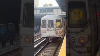 AstoriaDitmars Blvd bound R46 N train leaving Fort Hamilton Pkwy [upl. by Ttehc354]