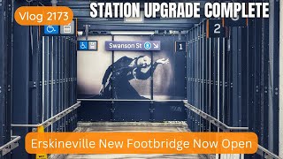 Sydney Trains Vlog 2173 Erskineville Station New Footbridge Now Open [upl. by Adah]