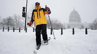 Schwerer Schneesturm wütet an der USOstküste  bislang mindestens neun Tote [upl. by Namzed]